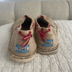 Toms Womens Burlap Bimini Stitchout Shoes Size 6.5